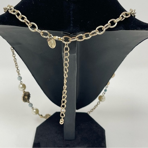 Charming Charlie Multilayer Faux Pearl Beaded Necklace - Picture 7 of 9